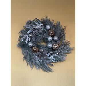 Large Beautiful Door Christmas Wreath 24” Diameter